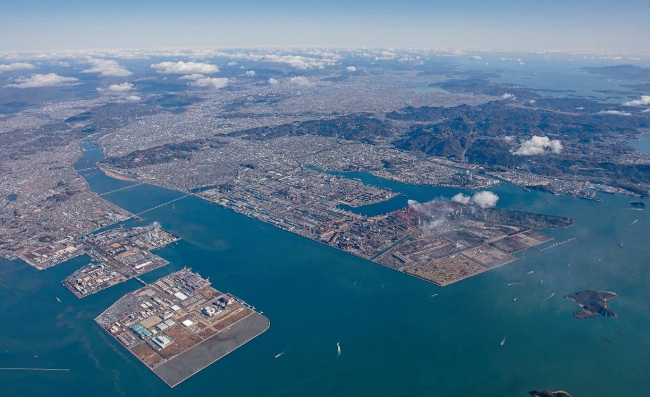 水島コンビナート全景