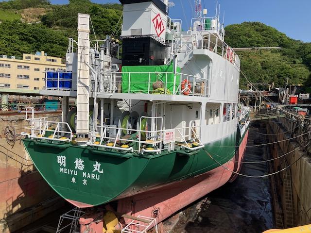 明悠丸ドック訪問レポート