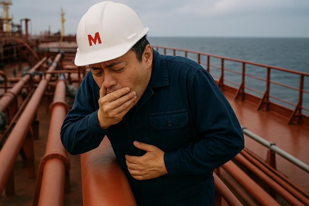 生成AIで作成した船酔いのイメージ