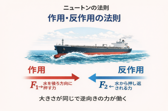 船はどうして進むの?